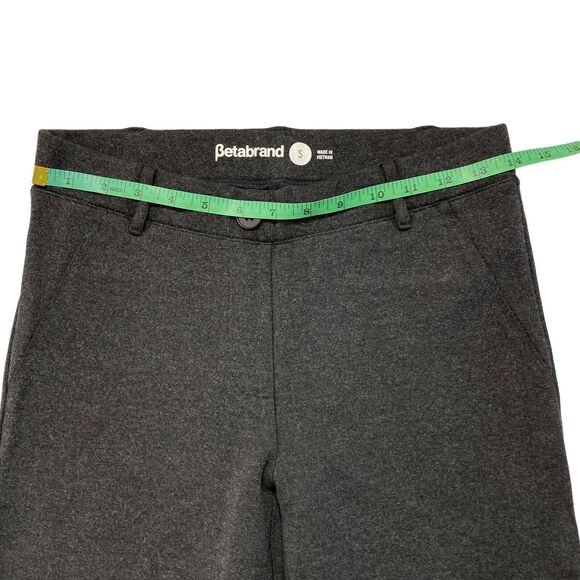 BETABRAND Straight Leg Classic Dress Yoga Pants Dark Gray Small 32" inseam W0076 - Picture 5 of 7